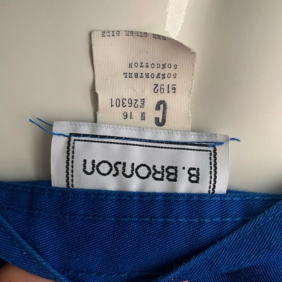 Pre loved 🥰 B.BRONSON original fit minimal blue skirt ladies SZ 16. - Picture 5 of 10